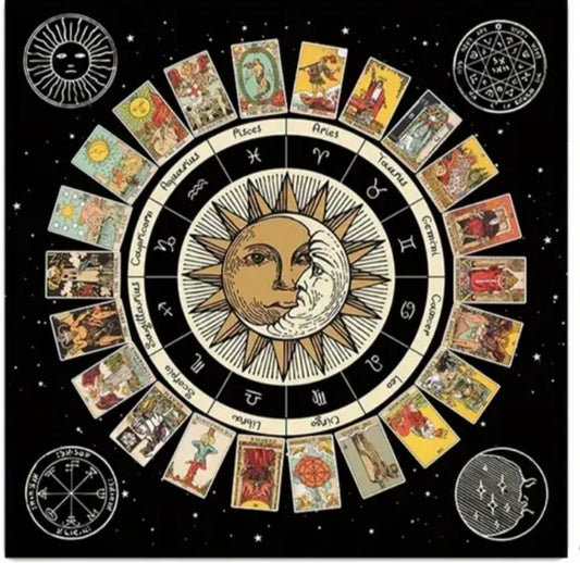 Mantel de lectura tarot