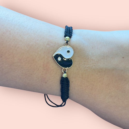 Pulsera Yinyang Corazon