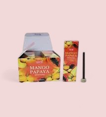 Caja 12 pzas de Mango Papaya HEM Dhoop Stick